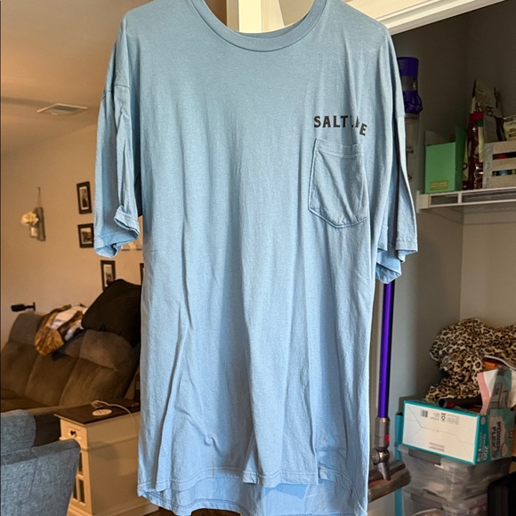 Salt Life Other - Men’s XLG Salt Life Light Blue Short Sleeve Tee